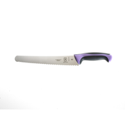 Mercer M23210PU 10" Purple Handle Bread Knife