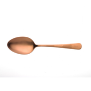 Mercer M35138RG 1-1/3 Oz. Stainless Steel Rose Gold Plating Spoon With Satin Finish Handle