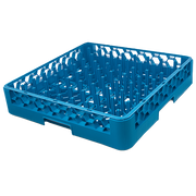 Carlisle RP14 Full Size Polypropylene Blue OptiClean All Purpose Plate/Tray Peg Rack