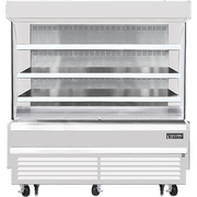 Everest Refrigeration EOMV-72-W-28-S 73.25" Vertical Open Display Merchandiser - 115V