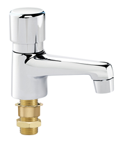 Krowne 14-544L Fixed Spout Royal Series Self-Closing Metering Faucet Single-Deck Mount