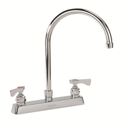 Krowne15-508L Deck Mount Royal Series Faucet with 8" Centers 8" Swing Spout