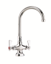 Krowne 16-301L Deck Mount Royal Series Double Pantry Faucet with Gooseneck Spout