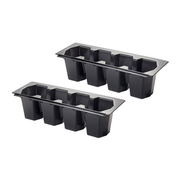 Krowne KR-410 4-Bottle Plastic Bottle Wells For KR24 Ice Bins