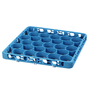Carlisle REW30S14 30 Compartments Full Size Blue OptiClean Divided Glass Rack Extender