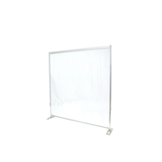 American Metalcraft RPC72 72" x 72" Clear PVC With Aluminum Frame Portable Restaurant Partition