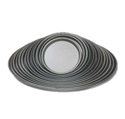 American Metalcraft HC2014 14" x 0.5" With Hard Coat Aluminum Tapered and Nesting Pizza Pan