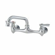 Component Hardware TLL13-8110-SE1Z Wall Mount Top-Line Faucet With 8" OC And 10" Horizontal Stainless Steel Swing Spout