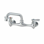 Component Hardware TLL13-8114-SE1Z Wall Mount Top-Line Faucet With 8" OC And 14" Horizontal Stainless Steel Swing Spout