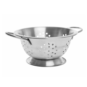 TableCraft Products HC1 24 Oz. 8 5/8" D x 6 3/8" W x 3 1/4" H Stainless Steel Mini Colander