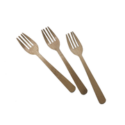 TableCraft Products BAMDF475 4 3/4" Bamboo Cash & Carry Disposable Fork