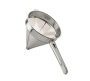 TableCraft Products 1712 6 Qt. 12" Fine Heavy Duty Stainless Steel China Cap Strainer