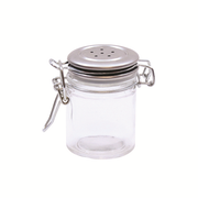 TableCraft Products H15S&P 1 1/2 Oz. 1 3/4" Dia. x 2 1/2"H Clear Glass Cash & Carry Salt/Pepper Shakers