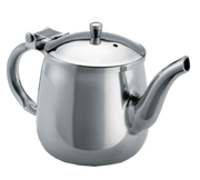 TableCraft Products GN10 10 Oz. Stainless Steel Gooseneck Teapot With Lid