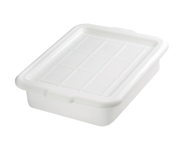 TableCraft Products F1537 21" W x 16" D x 7" H White Polyethylene Freezer Storage Box