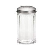 TableCraft Products P800 12 Oz. Polycarbonate Body Stainless Steel Perforated Top Fluted Shaker