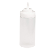 TableCraft Products 10853C  8 Oz. 53mm Opening WideMouth Squeeze Bottle