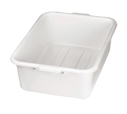 TableCraft Products 1537W 21 1/2" W x 15 3/4" D x 7" H White Tote Box