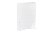 TableCraft Products CWA36 36" W x 7.88" D x 32" H Clear Acrylic Safety Shield