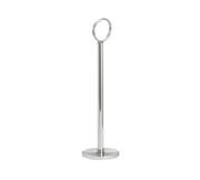 TableCraft Products 1908 8" Flat Bottom Chrome Plated Number Stand