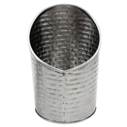 TableCraft Products GTSS28  9 1/2 Oz. 3 1/4" Dia. x 4 1/2"H Angled  Stainless Steel Brickhouse Collection Fry Cup