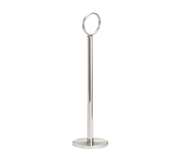 TableCraft Products 1918 18" Flat Bottom Chrome Plated Number Stand