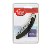 TableCraft Products H1230C Metal Cash & Carry Waiter's Knife With Black Rubber Handle