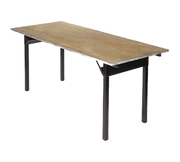 Maywood DPORIG4860 60" W x 48" D x 30" H Rectangular Plywood Top Original Folding Table