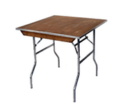 Maywood MP36SQFLD 36" W x 30" H x 36" D Plywood Square Top Standard Folding Table