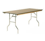 Maywood ML3696 96" W x 36" D x 30" H Rectangular Plastic Laminated Plywood Top Standard Folding Table