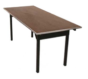 Maywood DLORIG4896 96" W x 48" D x 30" H Rectangular Plastic Laminated Plywood Top Original Folding Table