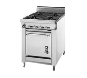 Montague 124-559-NG 24" Natural Gas Heavy Duty Range - 110,000 BTU