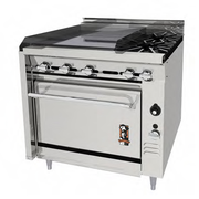 Montague M36-6 36" Gas Heavy Duty Range - 135,000 BTU