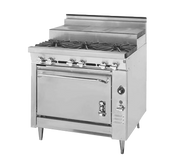 Montague 36-559S 36" Gas Heavy Duty Range - 135,000 BTU