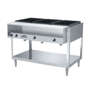 Vollrath 38103 46" W x 32" D x 34" H 3 Wells Stainless Steel ServeWell Hot Food Table - 120V