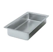 Vollrath 99780 22" W x 6" H x 14" D Full Size Dripless Bead Stainless Steel Water / Spillage Pan