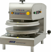 DoughXpress D-TXE-2-18 18.19" W x 25.13" H x 24.69" D Stainless Steel Electro-Mechanical Automatic 2 Start Buttons Tortilla/Pizza Dough Press - 220 Volts, 1-Ph