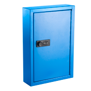 Alpine ADI682-40-BLU 40 Key Blue Finish Steel Combination Lock Key Cabinet
