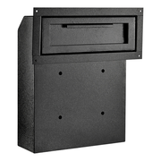 Alpine ADI631-06-BLK Black Locking Through-The-Door Safe Srop Box