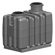 MIFAB SUPER-1500 1522 Gal. HDPE Construction Adjustable Lid System SuperMax Gravity Grease Interceptor