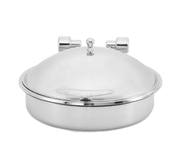 Vollrath 46122 6 Qt. Round Stainless Steel Induction Ready Intrigue Induction Chafer