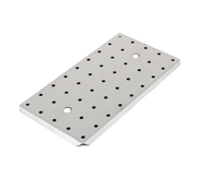 Vollrath 20100 18.19" W x 0.66" H 3/8" Drain Holes Stainless Steel Super Pan V False Bottom