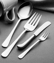 Vollrath 48112 7.5" Satin Stainless Steel Dinner Fork Flatware