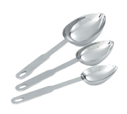 Vollrath 47054 Oval Type 304 18/8 Stainless Steel One-Piece Construction Measuring Scoop / Cup Set