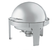 Vollrath T3505 7 Quart Round Stainless Steel Mirrored Welded Frame Chafer