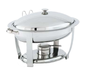 Vollrath 46533 4 Qt. Oval Stainless Steel Cover for 46501 Orion