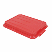 Vollrath 1500-C02 22 1/8" W x 15 5/8" D x 2 1/2" H Polyethylene Red Traex Color-Mate Snap-On Lid