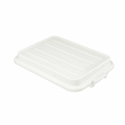 Vollrath 1500-C05 22-1/8"W x 15-5/8"D x 2-1/2"H White Polyethylene Traex Color-Mate Snap-On Lid