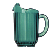 Vollrath 6010-19 7" W x 8.63" H 60 Oz. Green Polycarbonate Tuffex I Deluxe Three-Lipped Pitcher