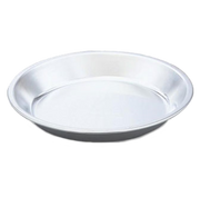 Vollrath 68090 11 1/4" Outside Dia. x 1 1/4" Deep 18 Gauge Aluminum with Natural Finish Wear-Ever Pie Plate